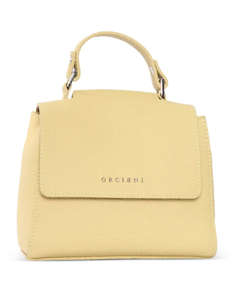 Orciani Kleine Sveva Soft Tote Bag mit Henkel - Gelb Gelb
