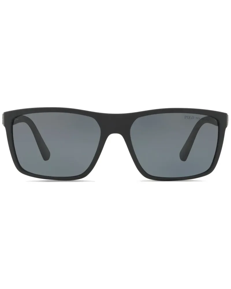 Ralph Lauren PH4133 Sonnenbrille mit eckigem Gestell - Schwarz Schwarz