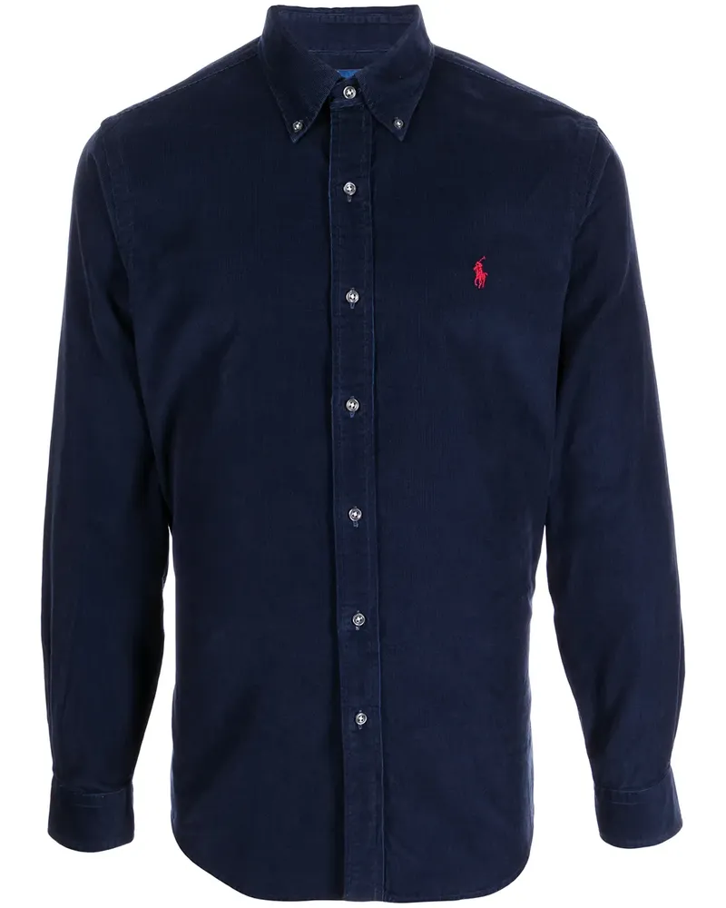 Ralph Lauren Hemd mit Logo-Stickerei - Blau Blau
