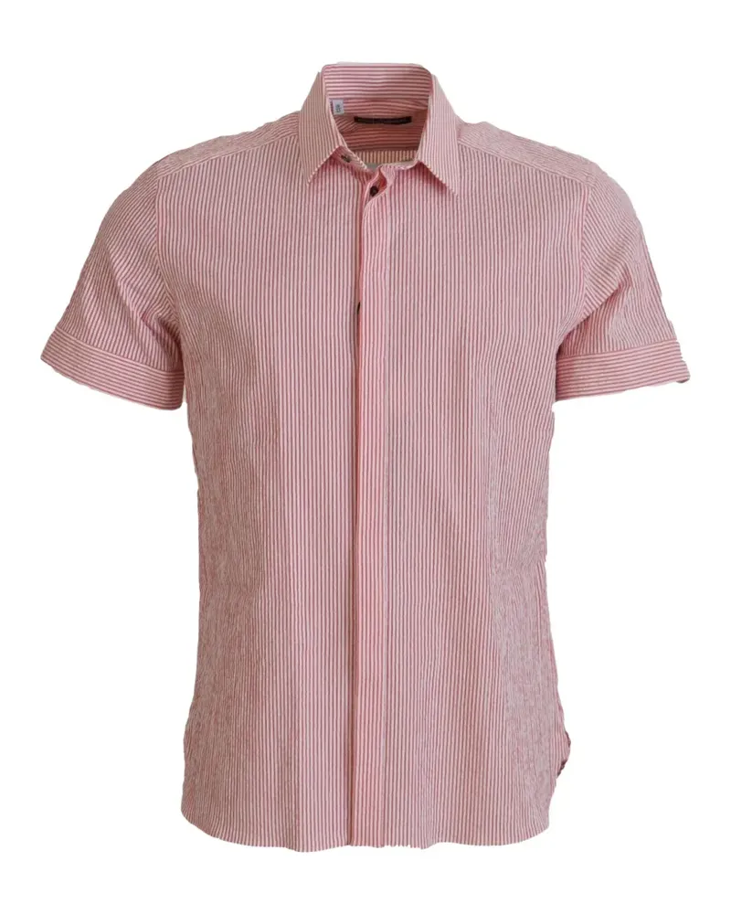 Dolce & Gabbana striped short-sleeve shirt - Rosa Rosa