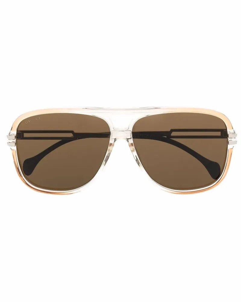 Gucci Getönte Pilotenbrille - Nude Nude