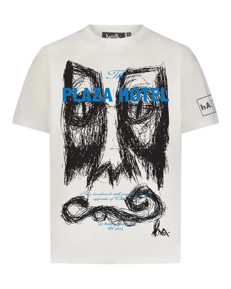 Haculla T-Shirt mit grafischem Print - Nude Nude