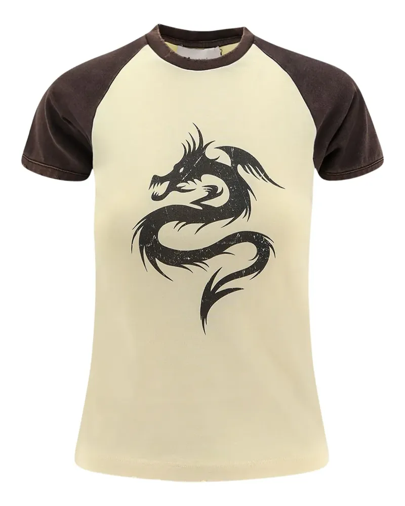 COPERNI T-Shirt mit Logo-Print - Nude Nude