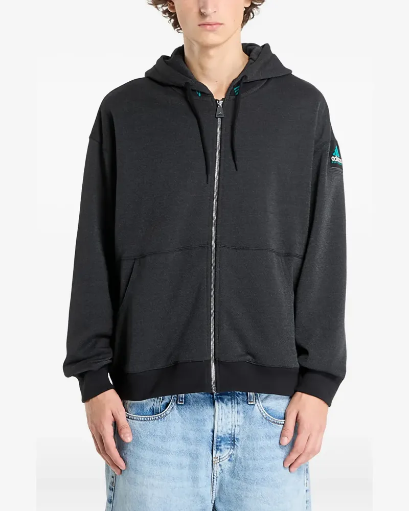 adidas Equipment Hoodie mit Reißverschluss - Schwarz Schwarz