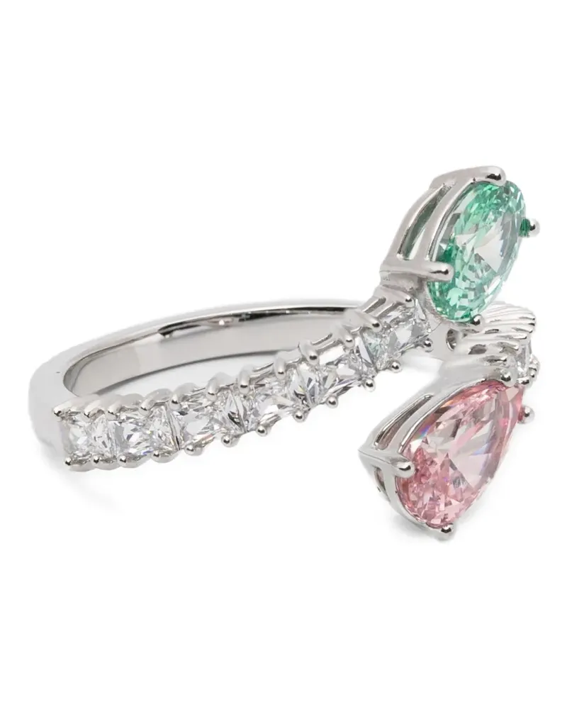 Swarovski x Ariana Grande Capsule Tropfenring - Silber Silber