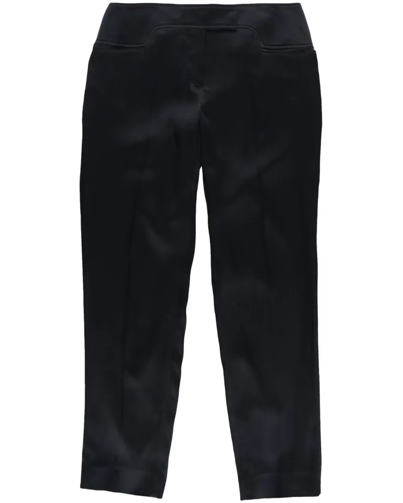 Tom Ford Tapered-Hose mit Bügelfalten - Schwarz Schwarz