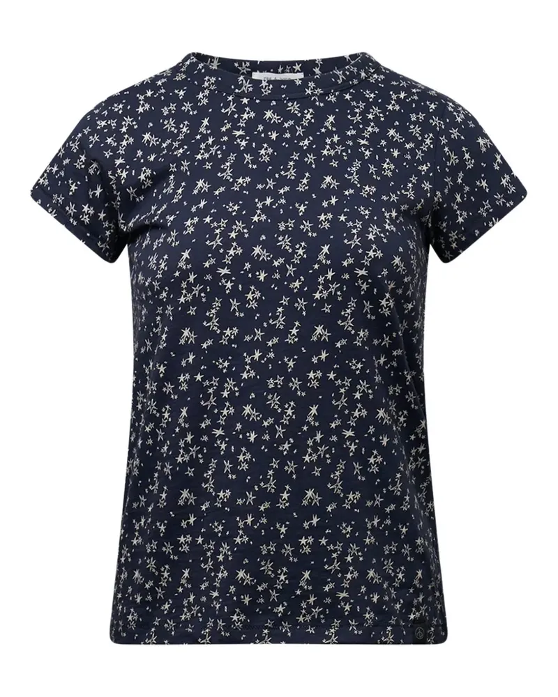 Rag & Bone Stars T-Shirt - Blau Blau