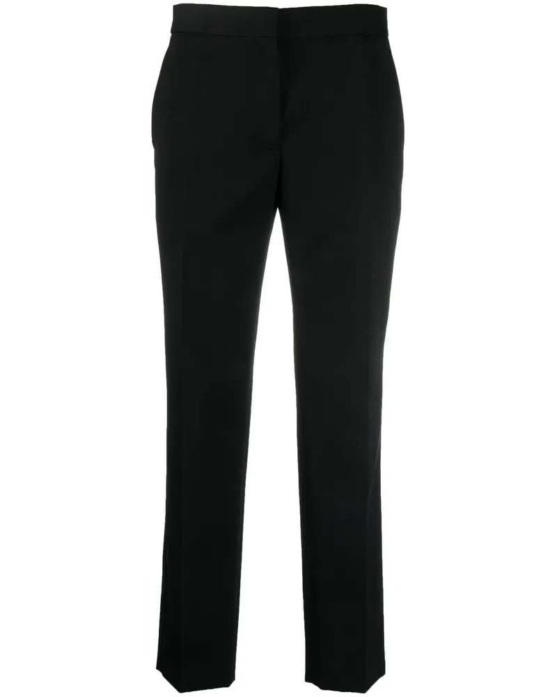 Jil Sander Klassische Cropped-Hose - Schwarz Schwarz