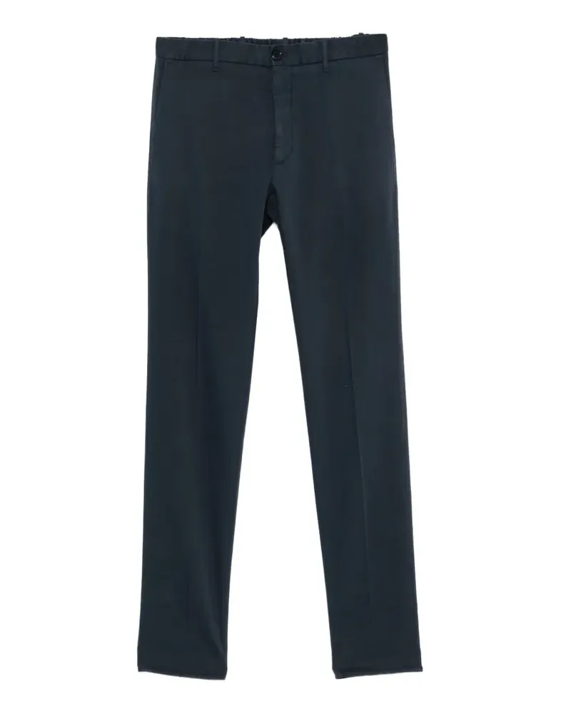 Incotex Gerade Hose mit Bügelfalten - Blau Blau