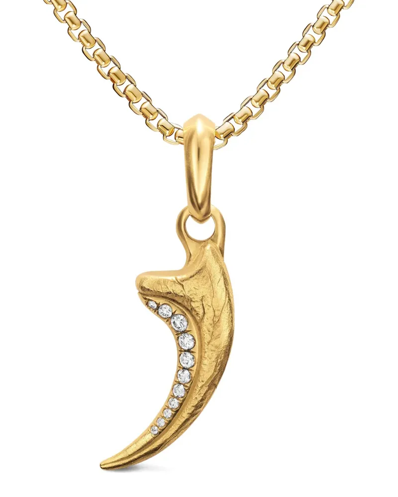 David Yurman Raptor Claw amulet - Gold Gold