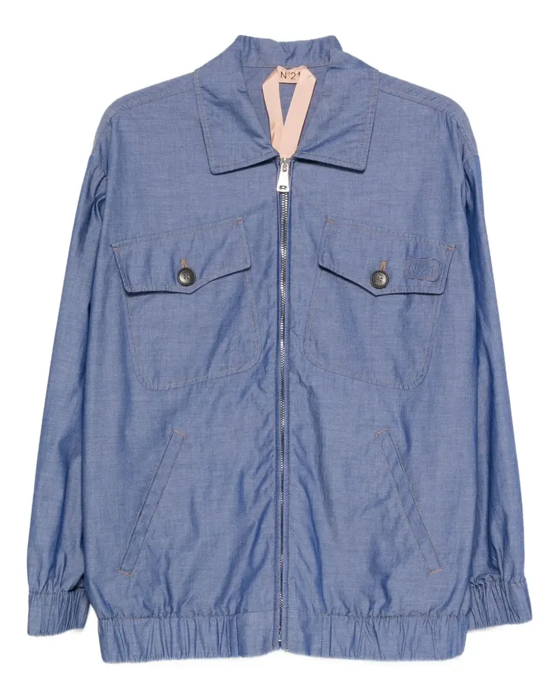 N° 21 Jeansjacke mit Taschen - Blau Blau