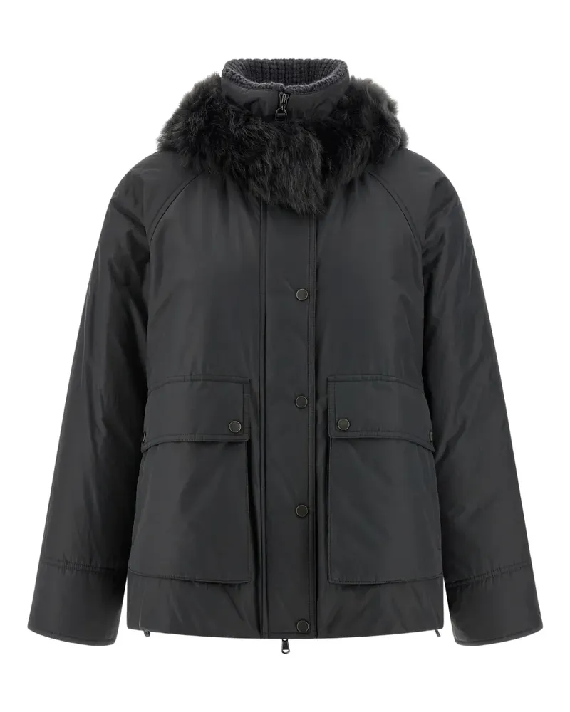 Brunello Cucinelli Klassische Kapuzenjacke - Grau Grau