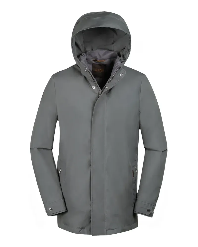 MOORER Recco hooded jacket - Grau Grau