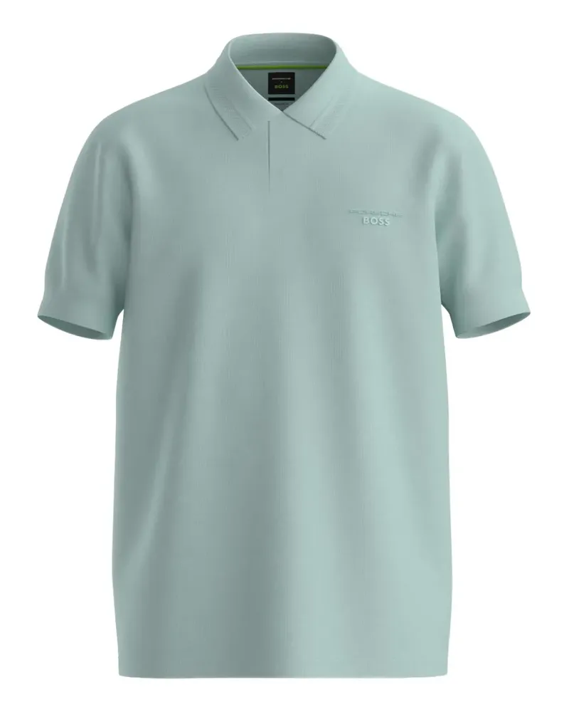 HUGO BOSS Poloshirt mit kurzen Ärmeln - Blau Blau