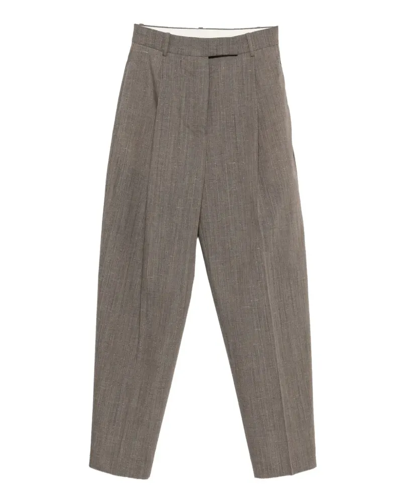 Róhe Daria Hose mit Falten - Braun Braun