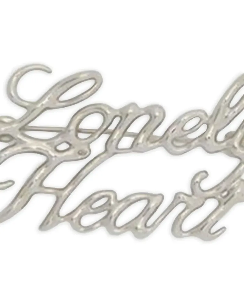 Jil Sander Lonely Heart Brosche - Silber Silber