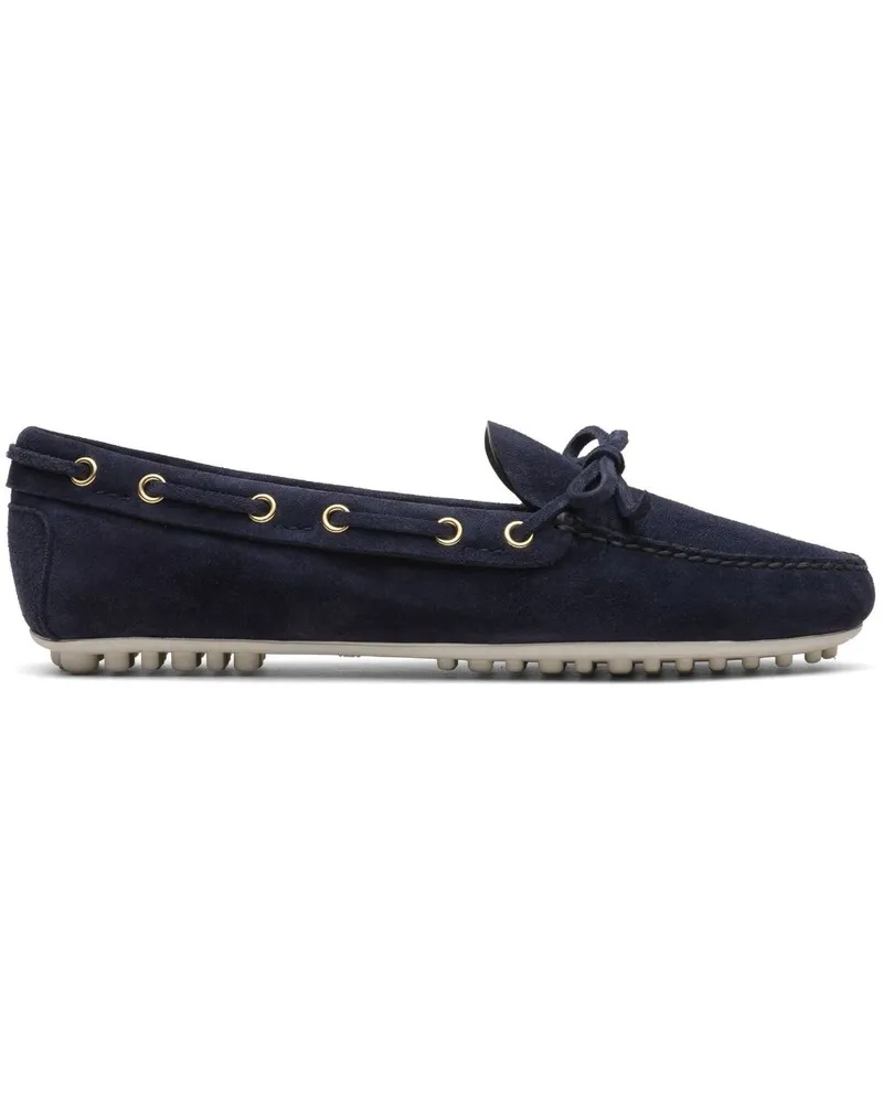 Car Shoe Lux Driving Loafer Blau