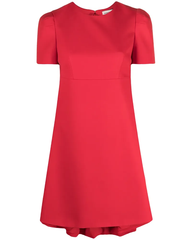 Alexander McQueen Kleid mit rundem Ausschnitt - Rot Rot