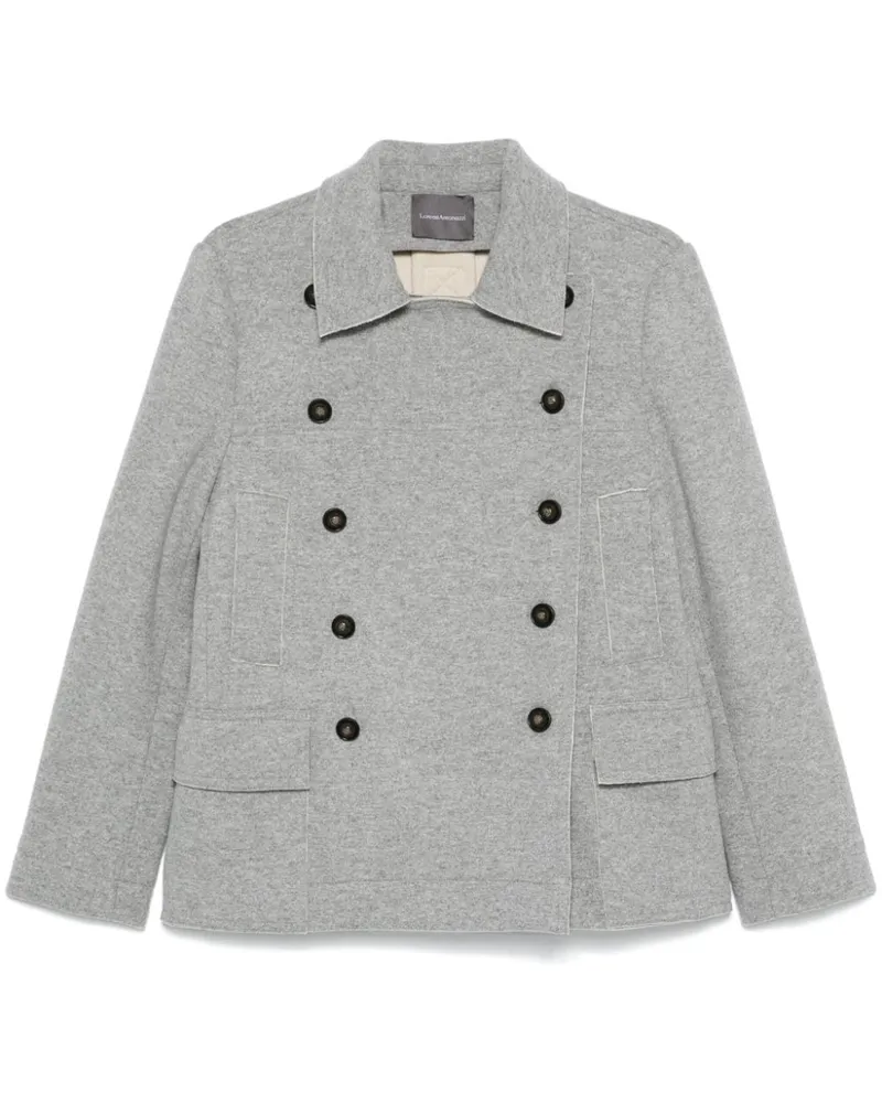Lorena Antoniazzi Klassische Cabanjacke - Grau Grau