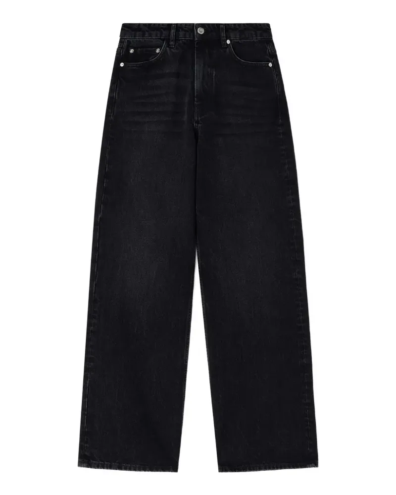 Ganni Five-Pocket-Jeans - Schwarz Schwarz