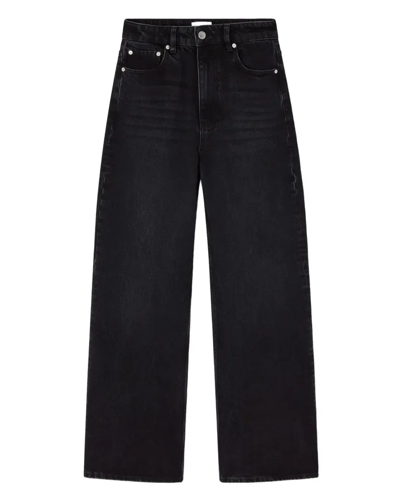 Ganni Five-Pocket-Jeans - Schwarz Schwarz
