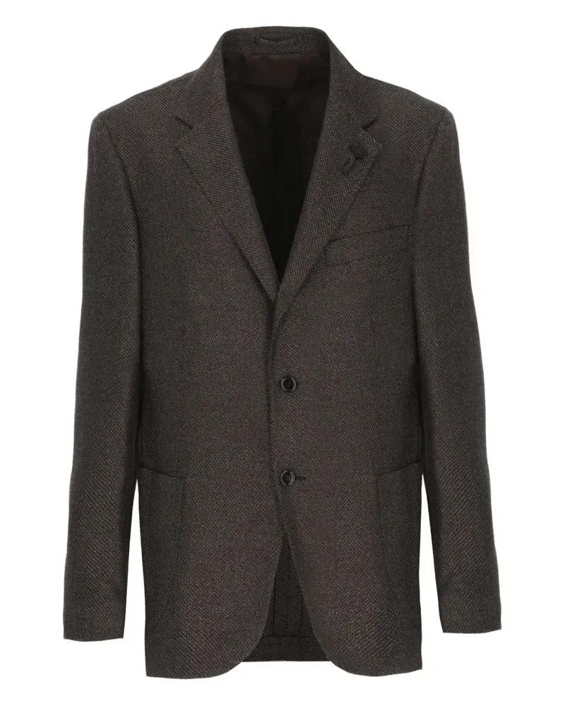 LARDINI buttoned blazer - Braun Braun