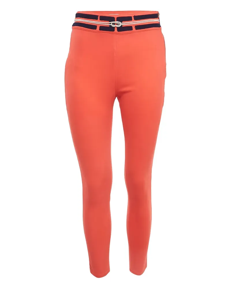 Elisabetta Franchi Hose mit hohem Bund - Orange Orange