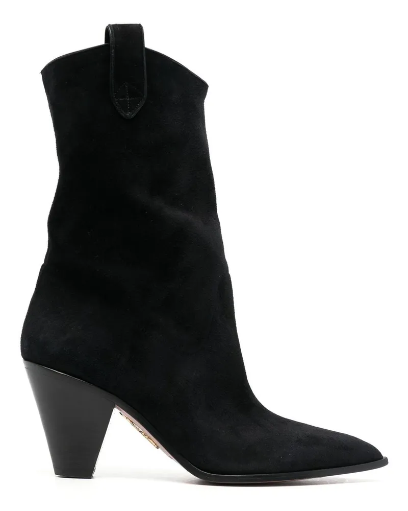 Aquazzura Saint Honore 70' Stiefel Schwarz