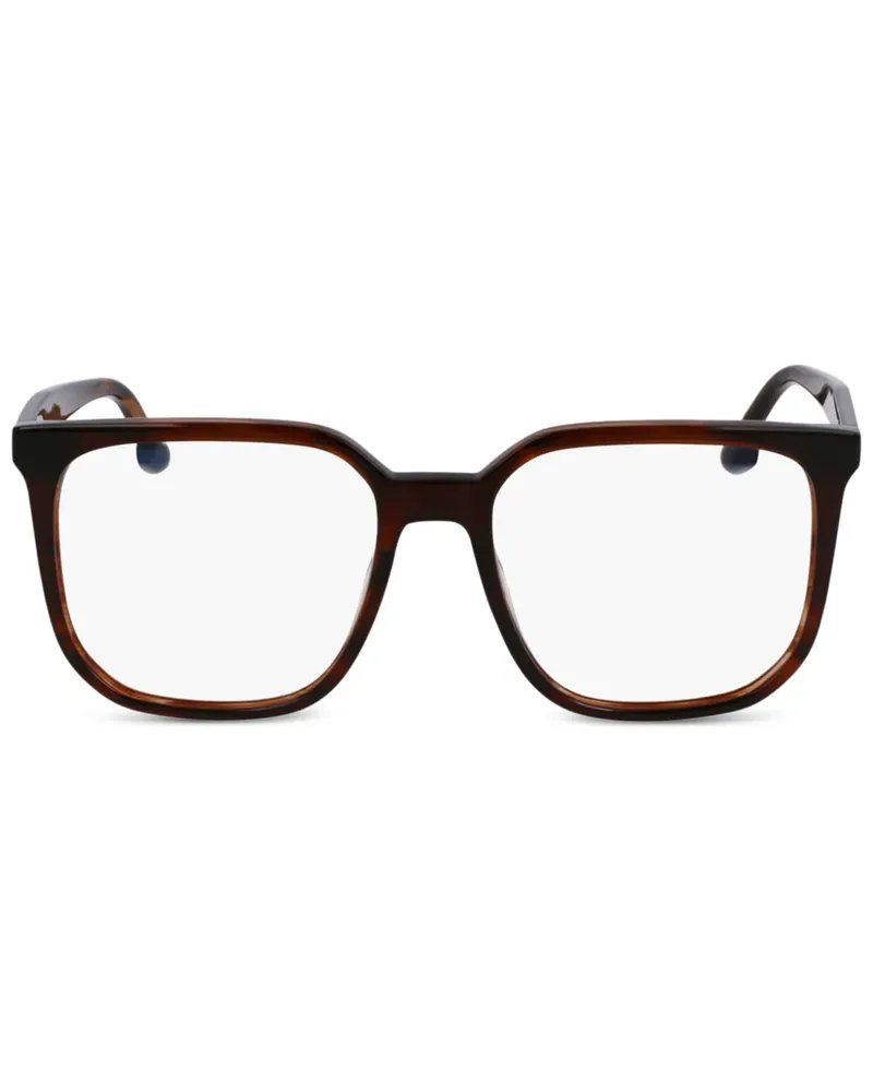 Victoria Beckham Brille mit eckigem Gestell - Braun Braun