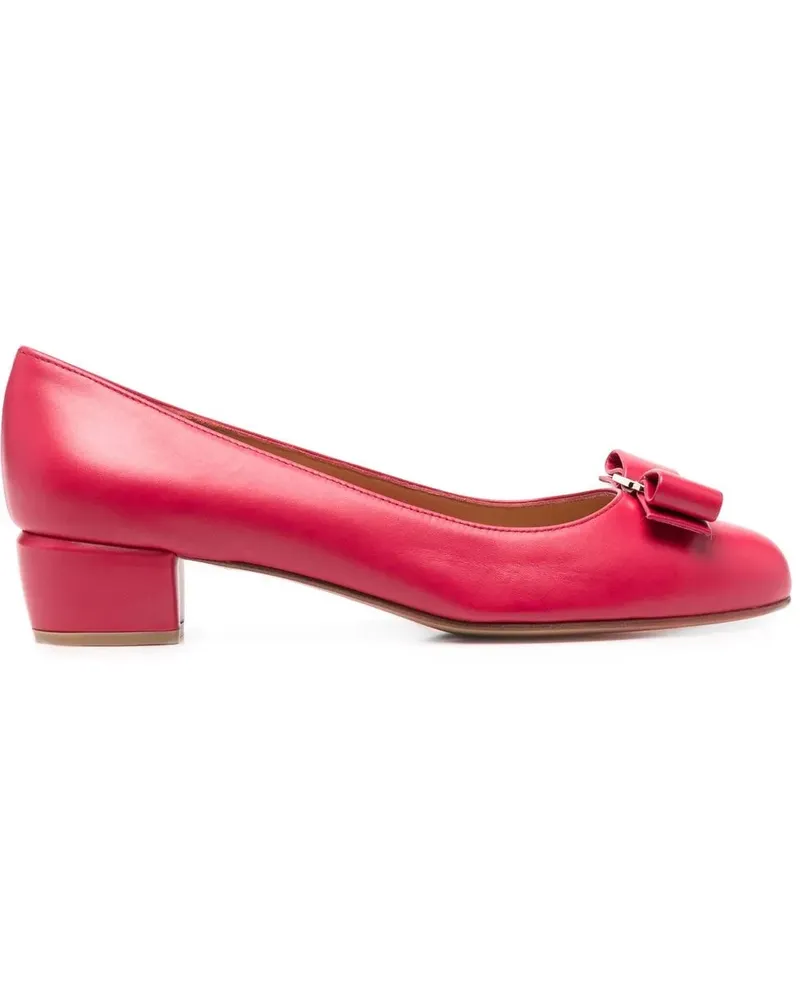 Ferragamo Pumps mit Vara-Schleife - Rosa Rosa