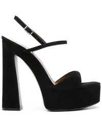 Giuseppe Zanotti Plateau-Sandalen aus Wildleder 105mm Schwarz