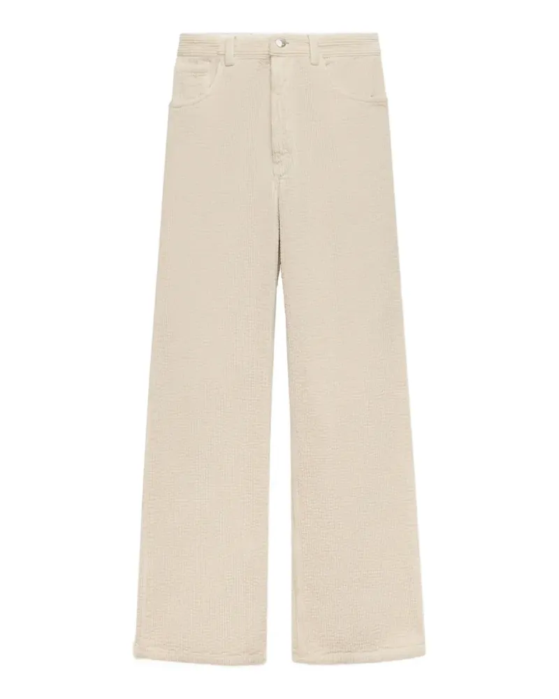 Marni corduroy flared trousers - Nude Nude