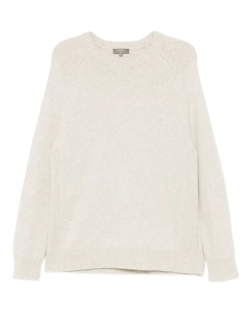 N.Peal Pullover mit Raglanärmeln - Nude Nude