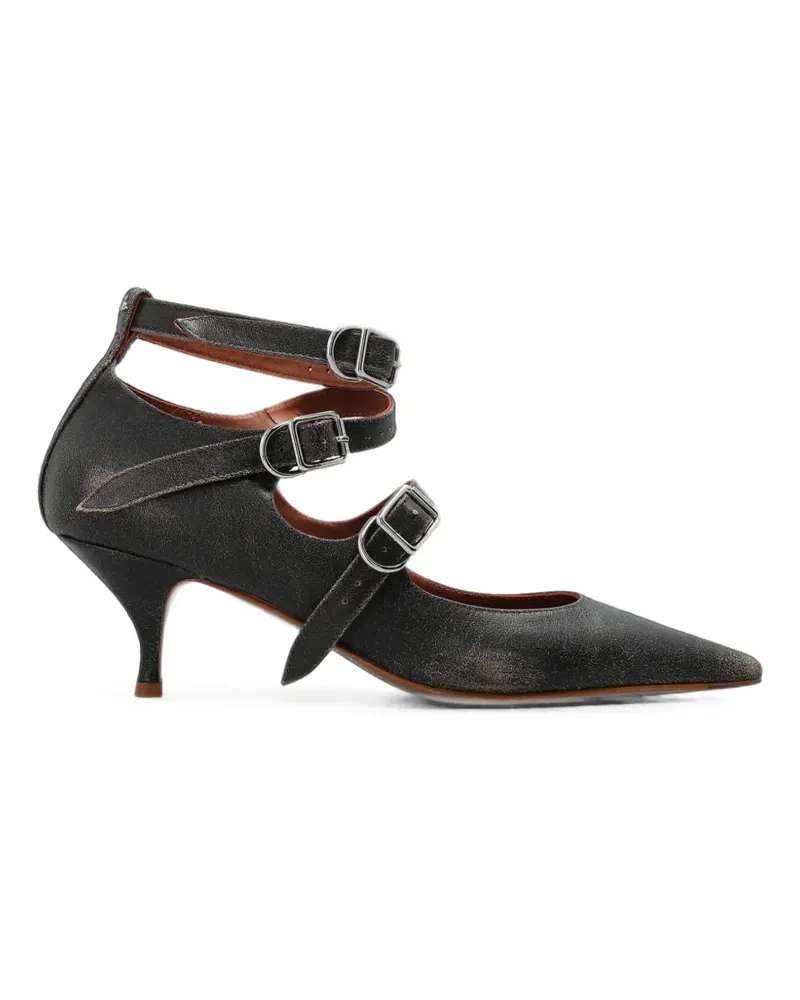 Vivienne Westwood Napoli Kitten Pumps mit Schnalle - Schwarz Schwarz
