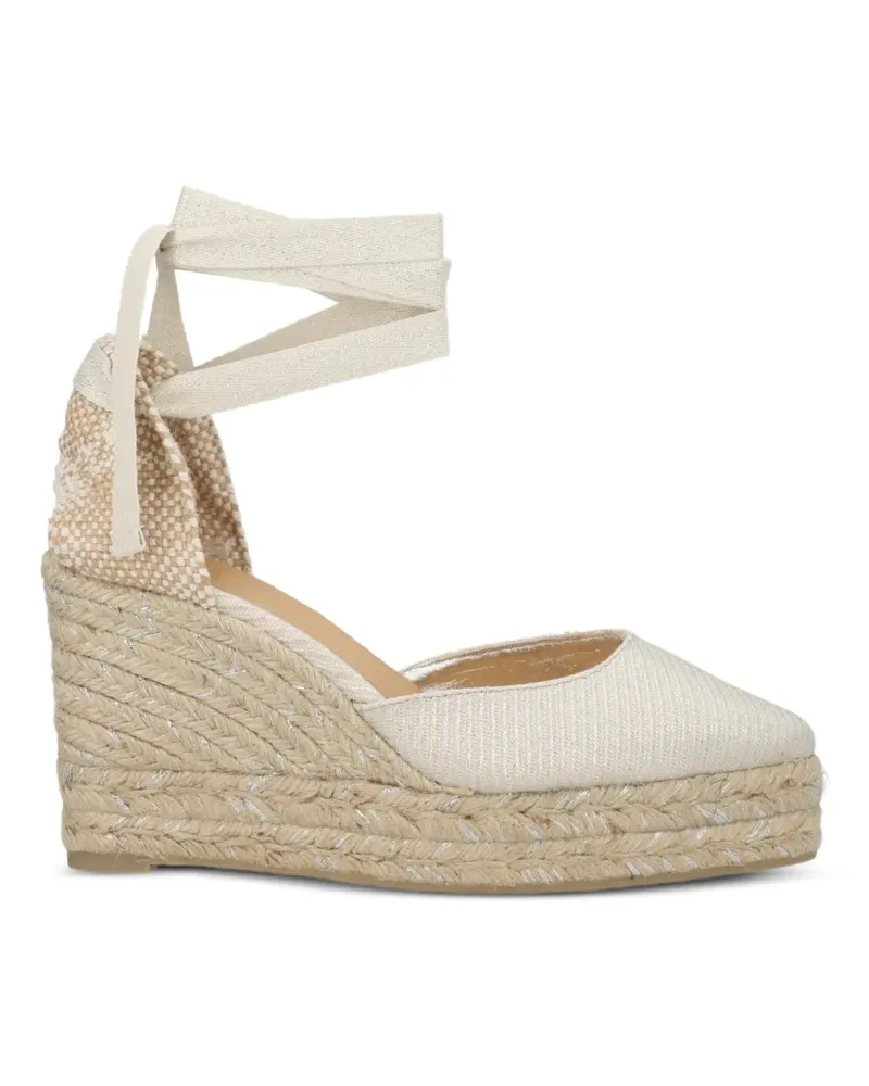 Castañer Joyce Espadrilles mit Schnürung - Nude Nude