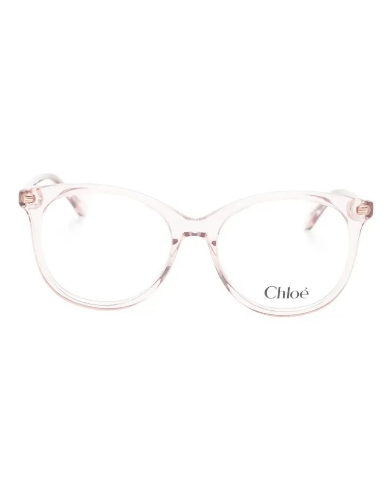 Chloé Brille mit rundem Gestell - Rosa Rosa