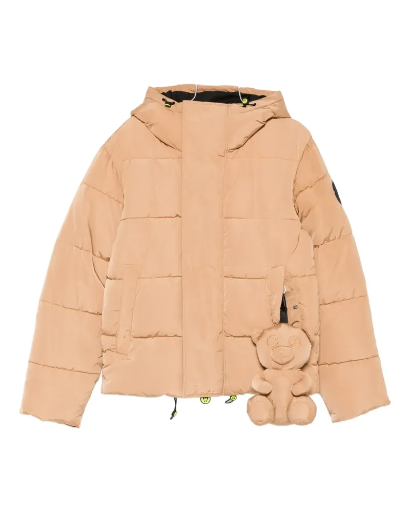 BARROW hooded teddy-charm jacket - Braun Braun