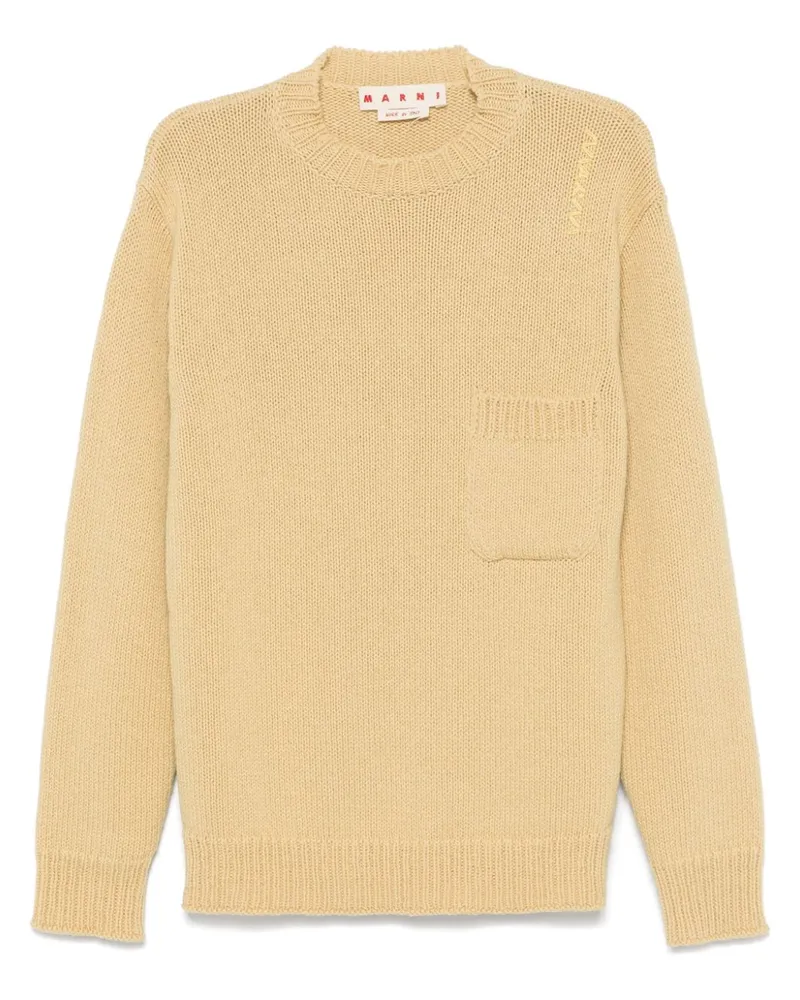 Marni Klassischer Pullover - Gelb Gelb