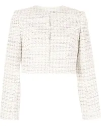 Paule Ka Tweed-Jacke im Cropped-Design Rosa