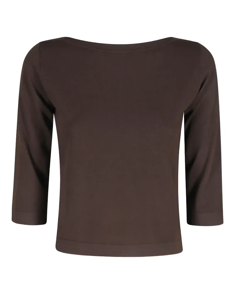 Roberto Collina boat-neck sweater - Braun Braun