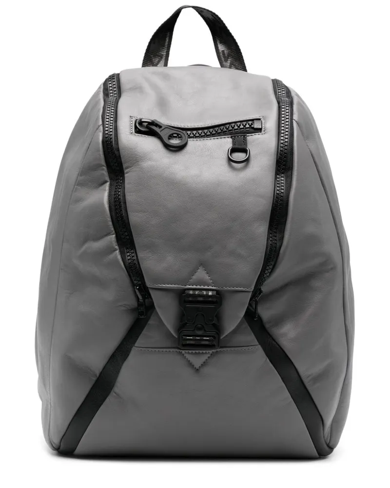 Vic Matié panelled leather backpack Grau