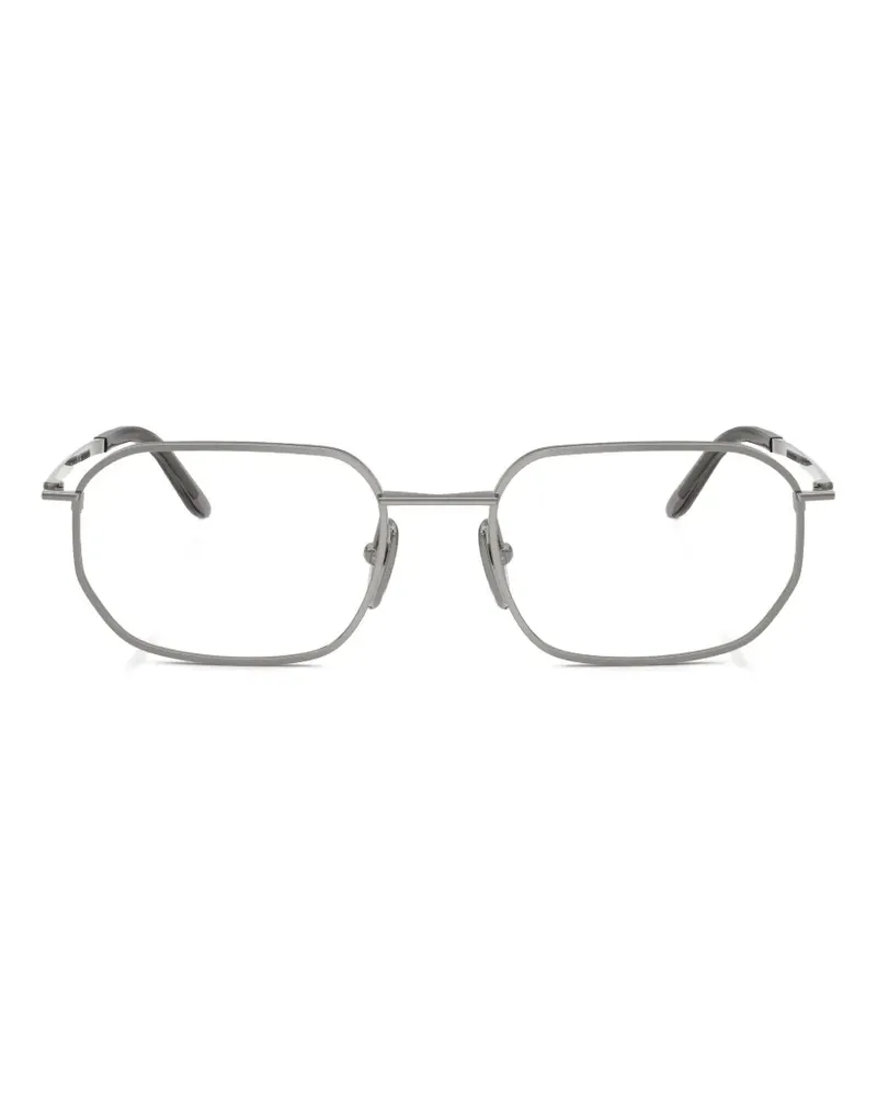 Prada geometric-frame glasses - Grau Grau