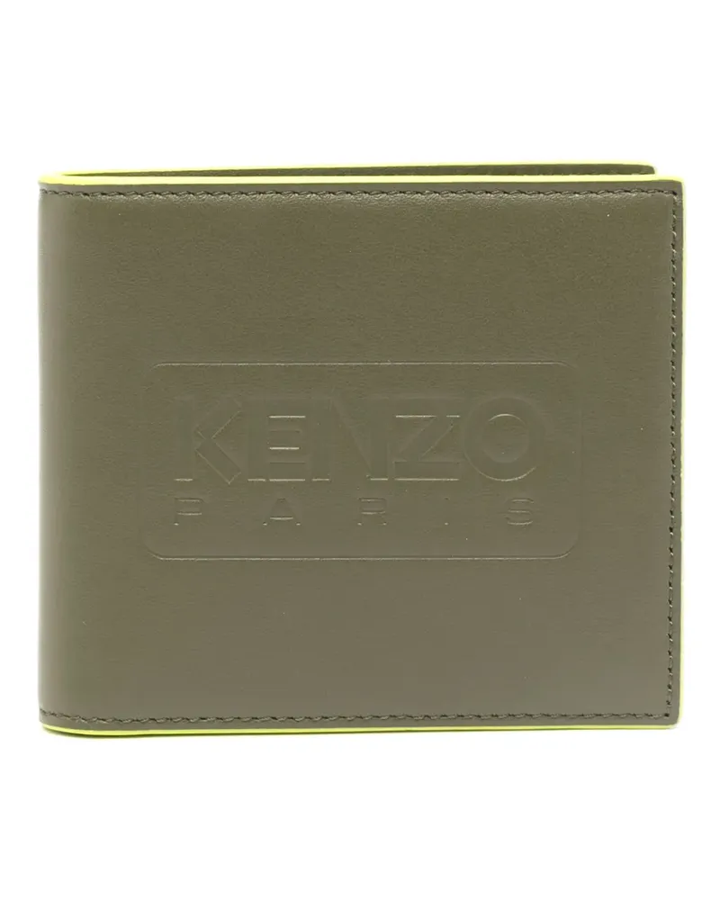 Kenzo Portemonnaie mit Logo-Prägung - Grün Grün