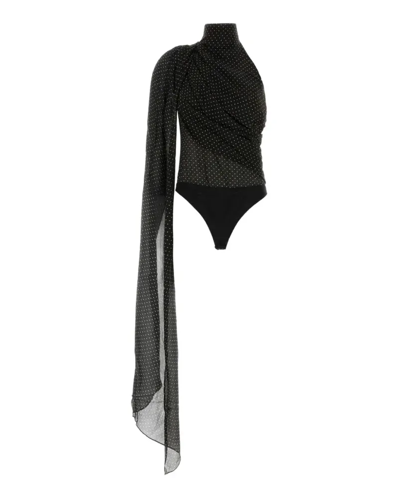 ANDAMANE New Vanisha Body mit Polka Dots - Schwarz Schwarz