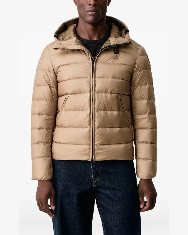 Blauer Acton hooded padded down jacket - Braun Braun