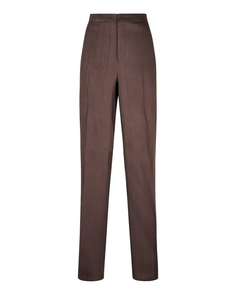 Tagliatore Hose mit Nadelstreifen - Braun Braun