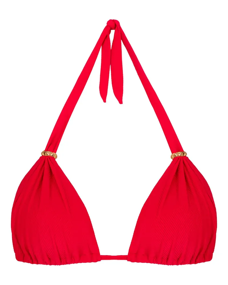 Lenny Niemeyer Triangel-Bikinioberteil mit Ringdetail - Rot Rot