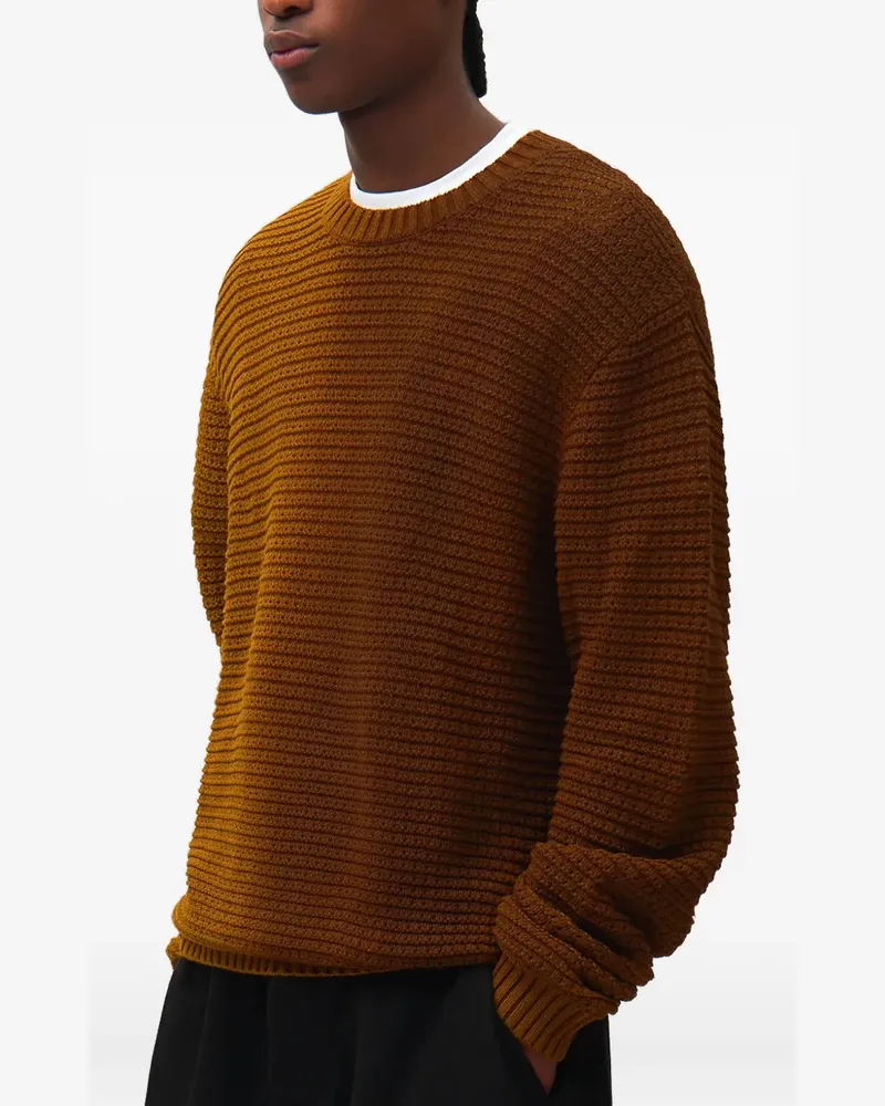 Arte Antwerp waffle-knit sweater - Braun Braun