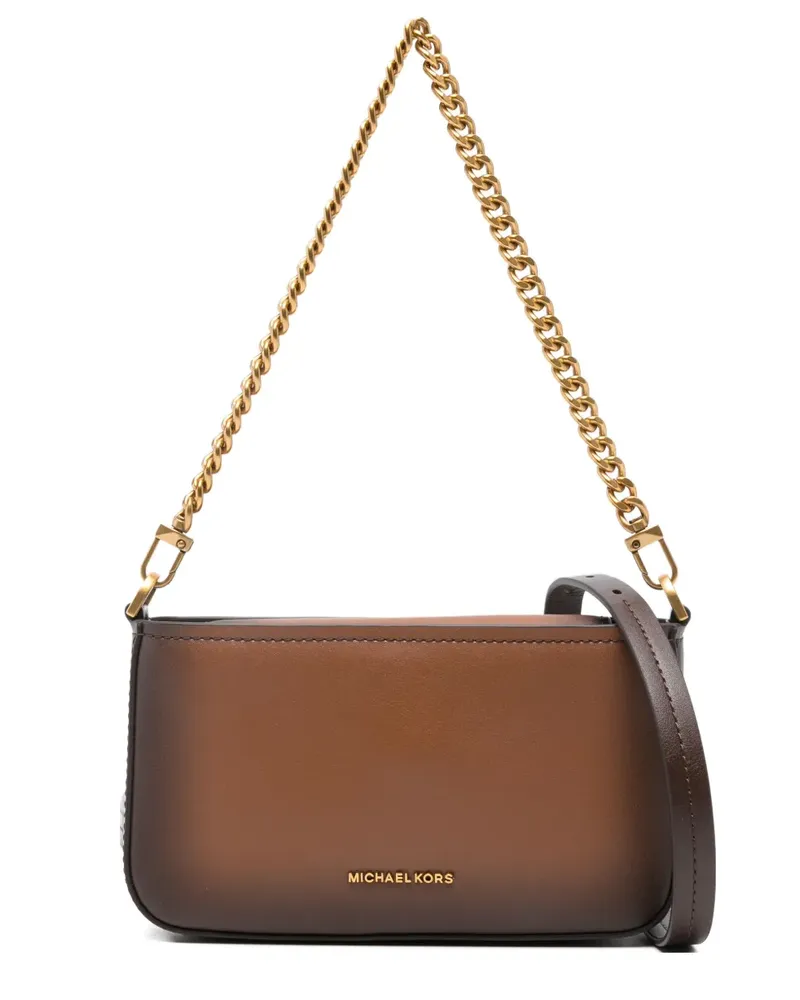 Michael Kors Bryant chain-strap leather satchel - Braun Braun