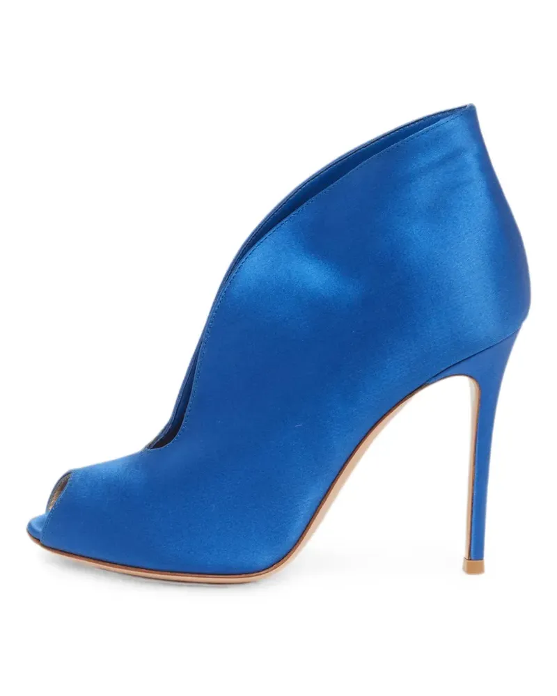 Gianvito Rossi Vamp peep-toe ankle boots - Blau Blau